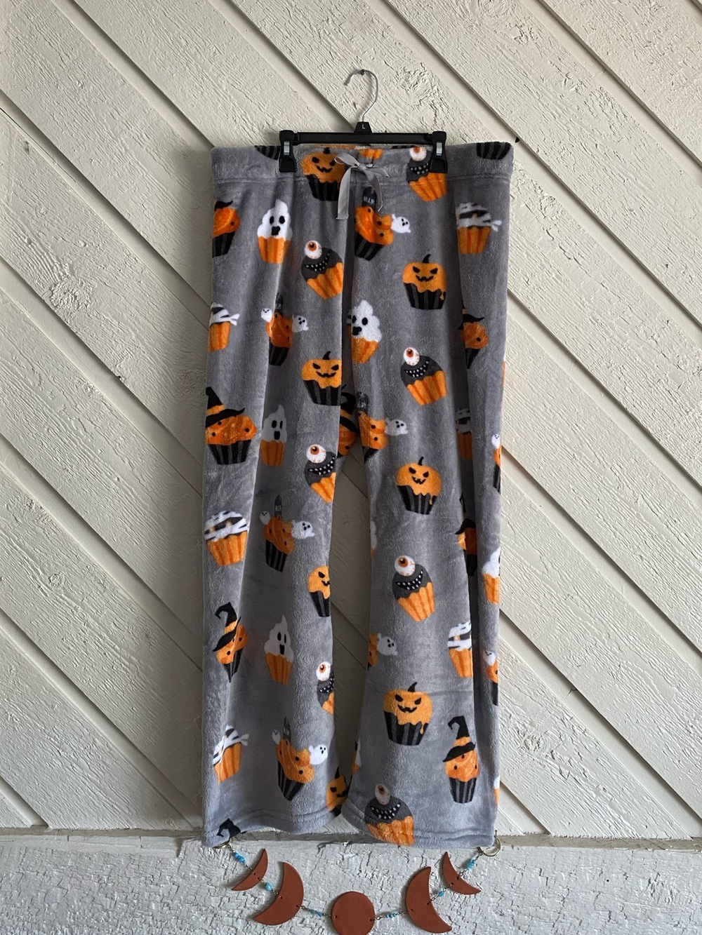 Fuzzy Halloween Pajama Pants
